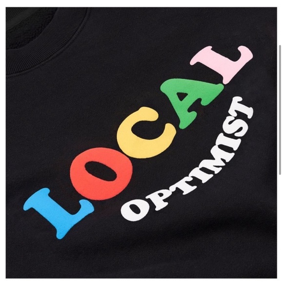 MADHAPPY Local Optimist Heritage Crewneck, black - Picture 2 of 9